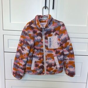 Cat & Jack Pink and Orange Puffer Jacket S 6-7 (true size 5-6)